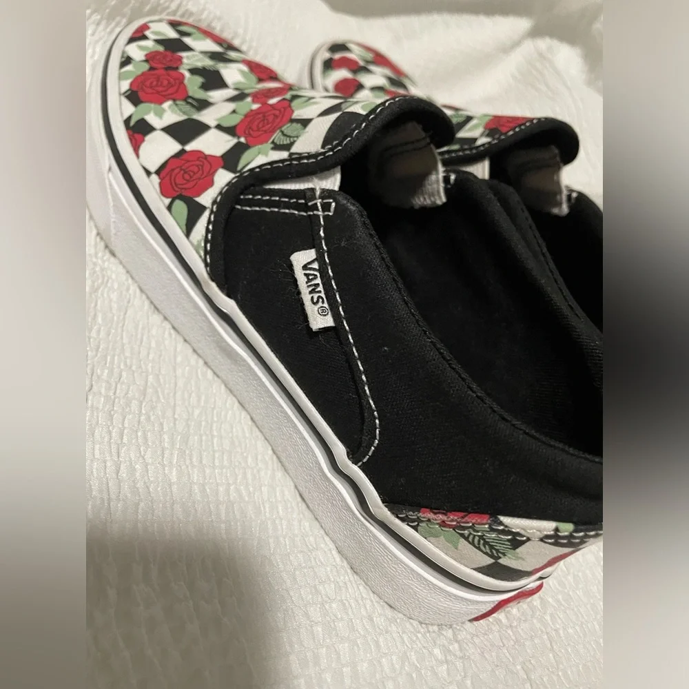 Vans slip-on red roses - Picture 5 of 7
